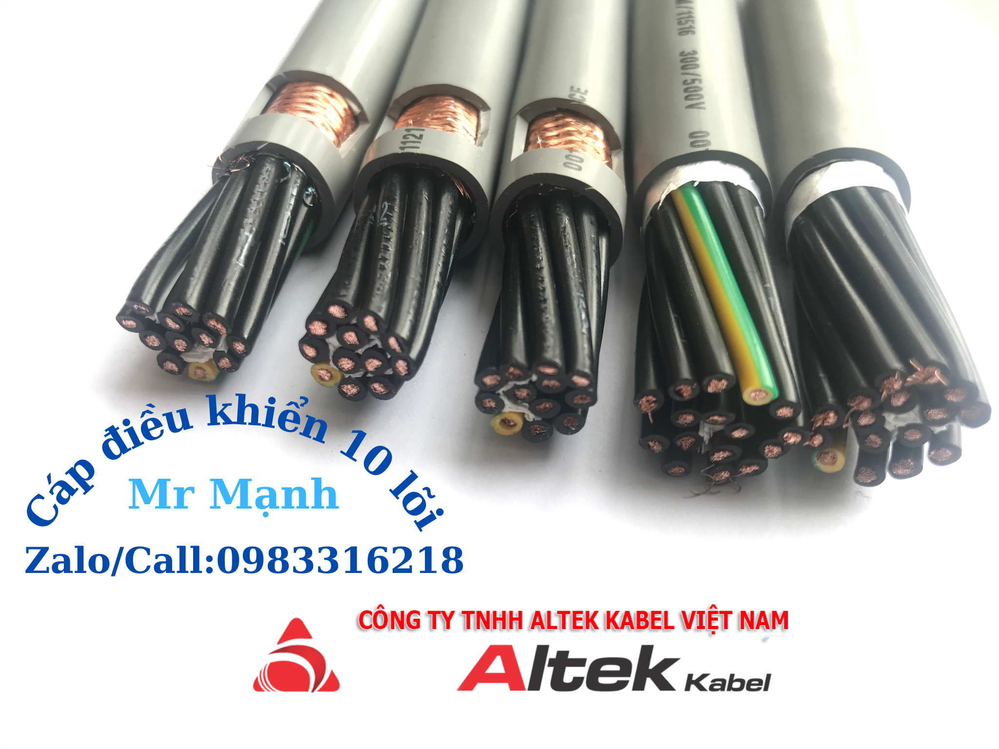 Cáp điều khiển 10G CT-500/SH-500 Altek Kabel